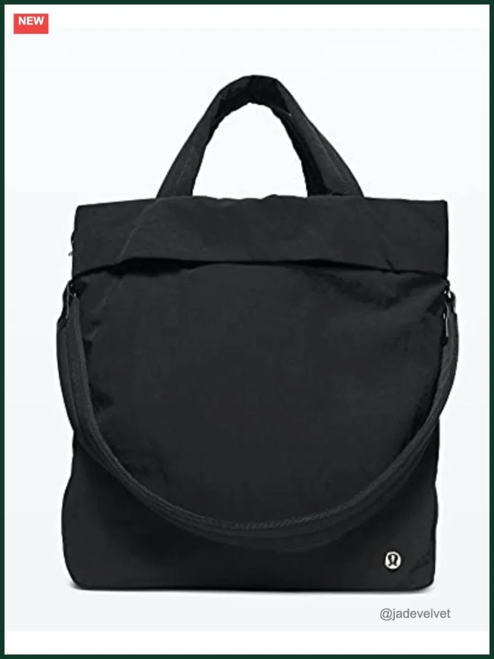 On My Level Bag 19L Nylon Crossbody Tote